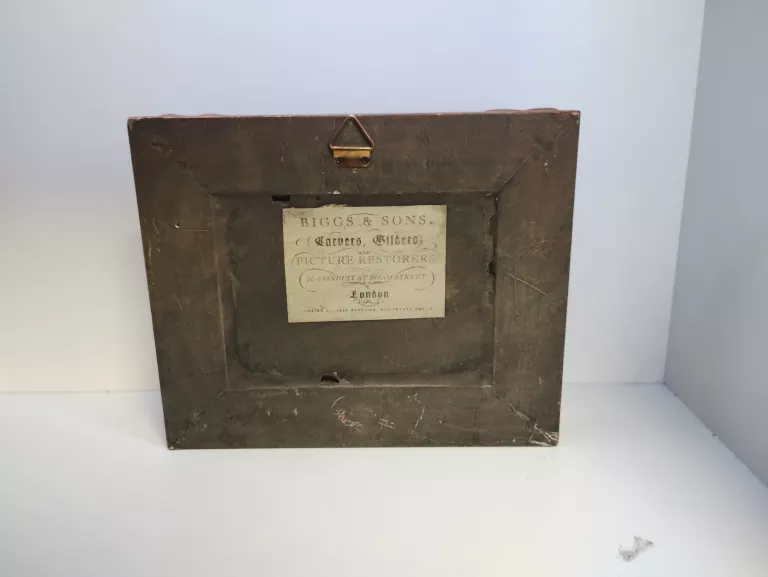 OBRAZ W OPRAWIE BIGGS & SONS LONDON 1890