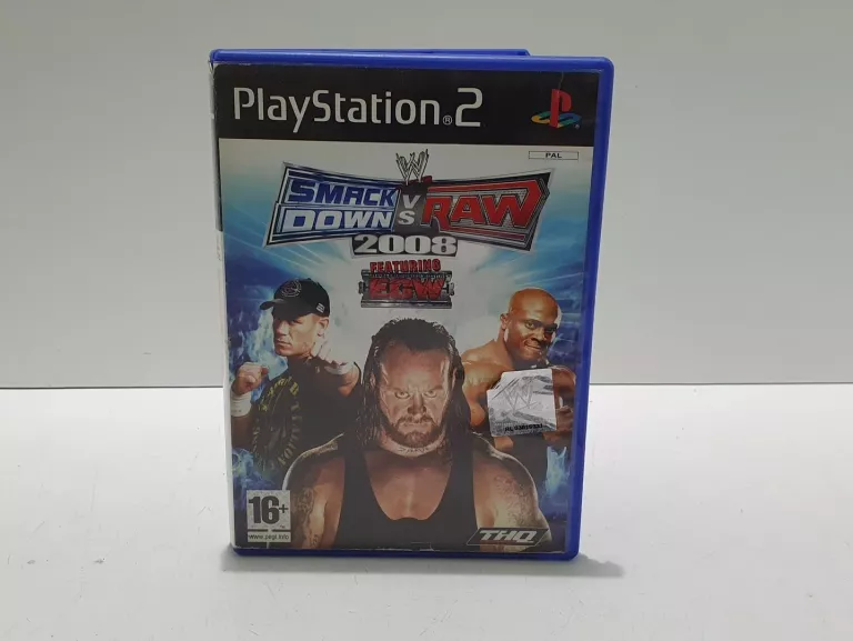 GRA NA PLAYSTATION 2 WWE SMACKDOWN VS. RAW 2008