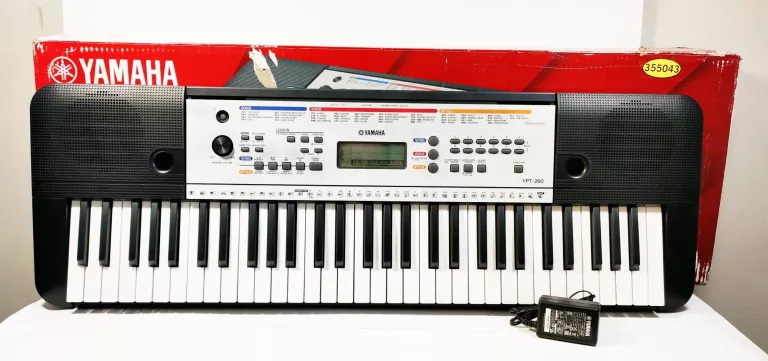 KEYBOARD YAMAHA YPT-260 KOMPLET!
