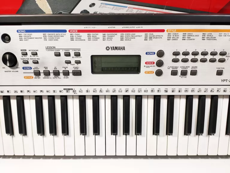 KEYBOARD YAMAHA YPT-260 KOMPLET!