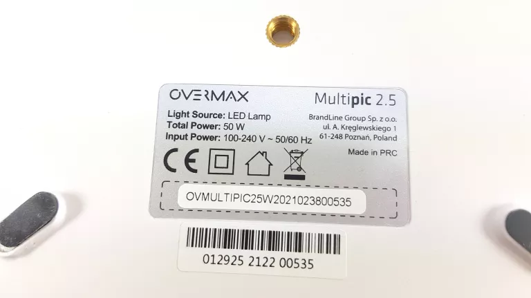 PROJEKTOR OVERMAX MULTIPIC 2,5 KOMPLET