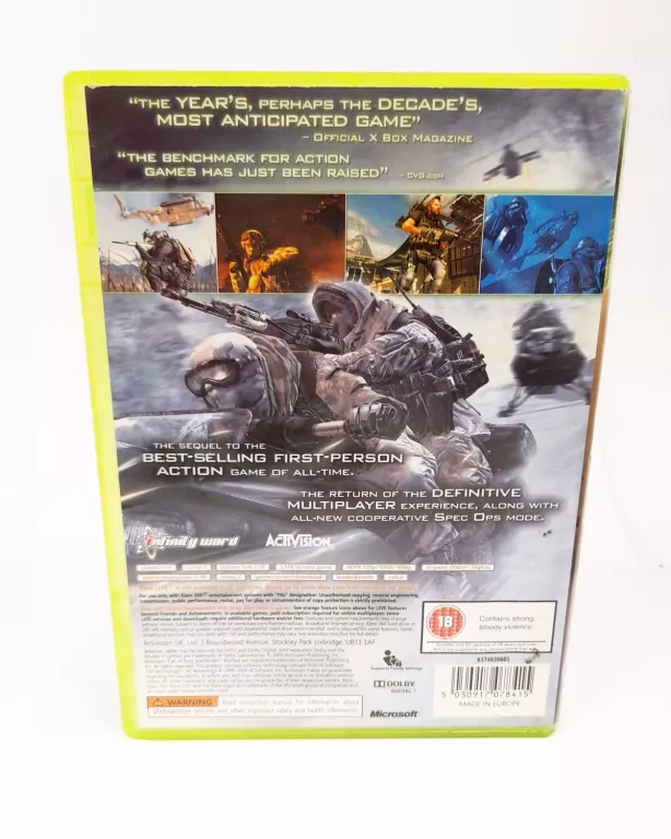 CALL OF DUTY MODERN WARFARE 2/ XBOX360/ RYSY