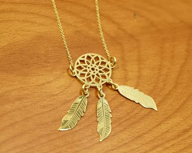 nowa-zlota-bransoletka-lapacz-snow-333w105-stan-uzywany