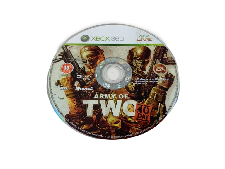 GRA XBOX 360 ARMY OF TWO STAN DB GLIWICE
