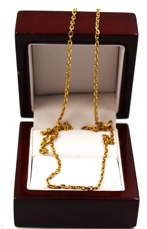 ELEGANCKI ZŁOTY KUTY ŁAŃCUSZEK PR. 585 5,87G