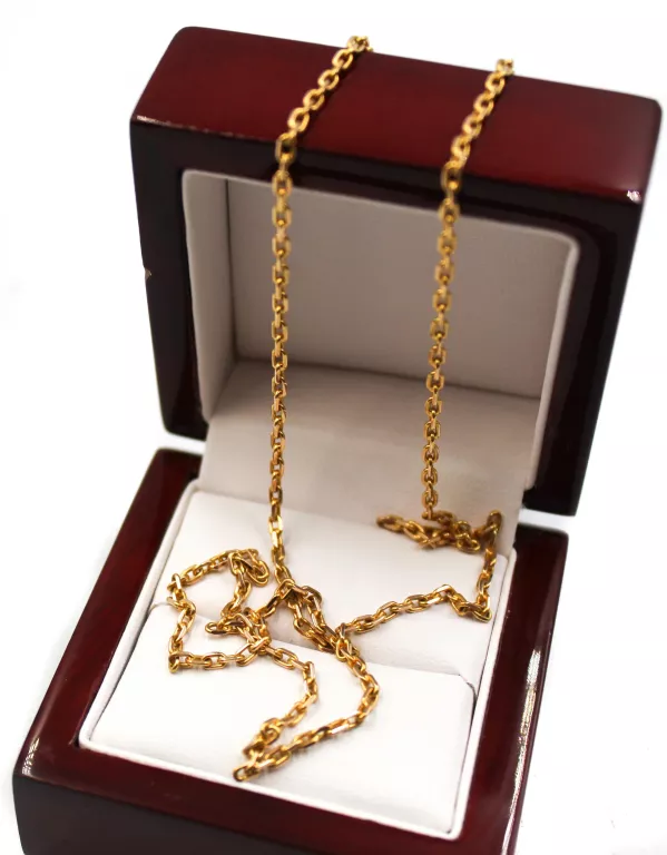 ELEGANCKI ZŁOTY KUTY ŁAŃCUSZEK PR. 585 5,87G
