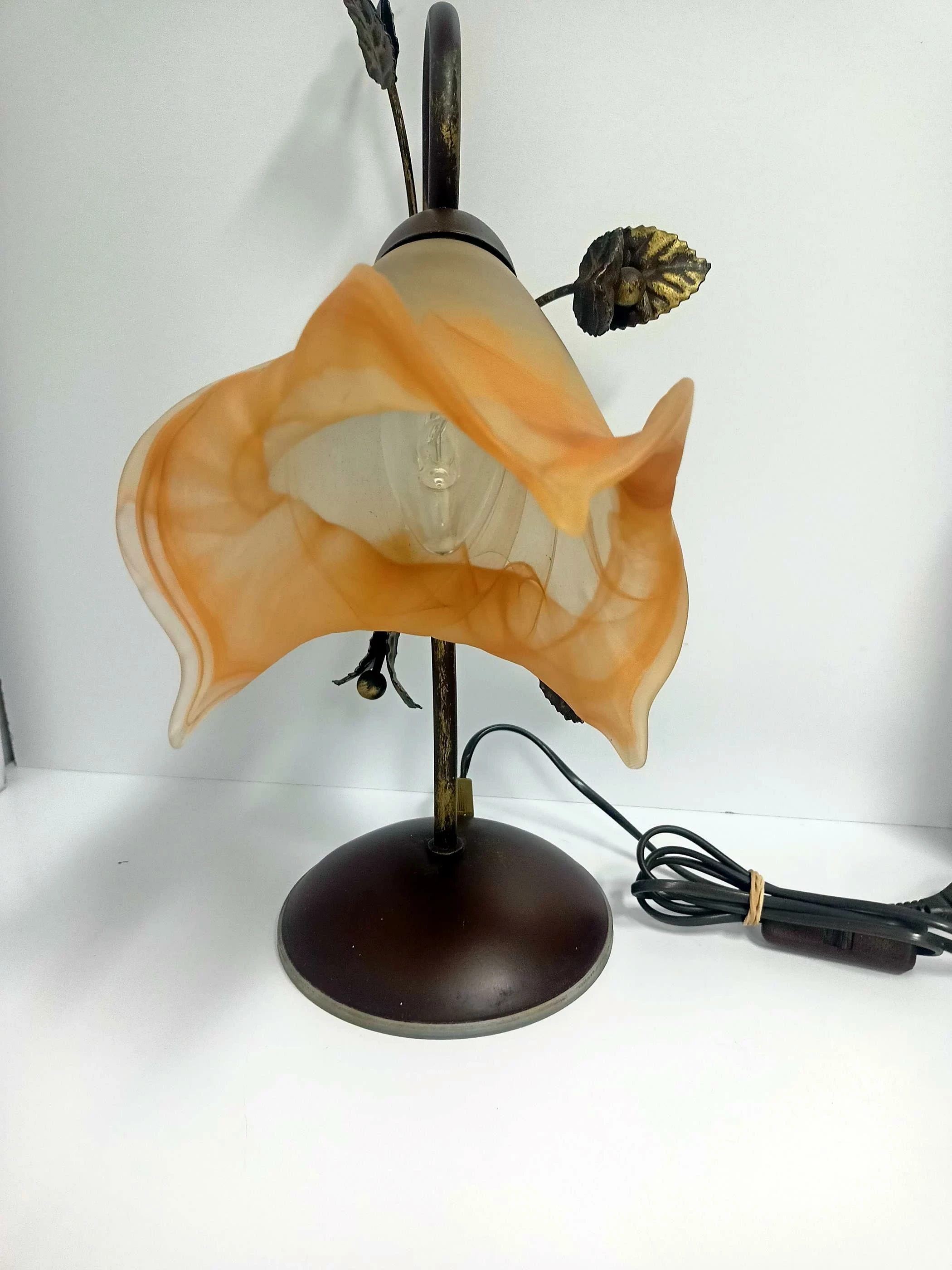 oryginalna-stylowa-lampka-nocna-kwiat-stan-uzywany