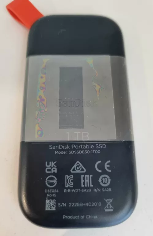 JAK NOWY DYSK ZEWN. SSD SANDISK PORTABLE 1TB