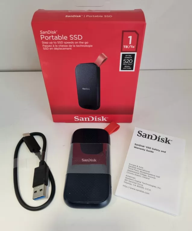 JAK NOWY DYSK ZEWN. SSD SANDISK PORTABLE 1TB