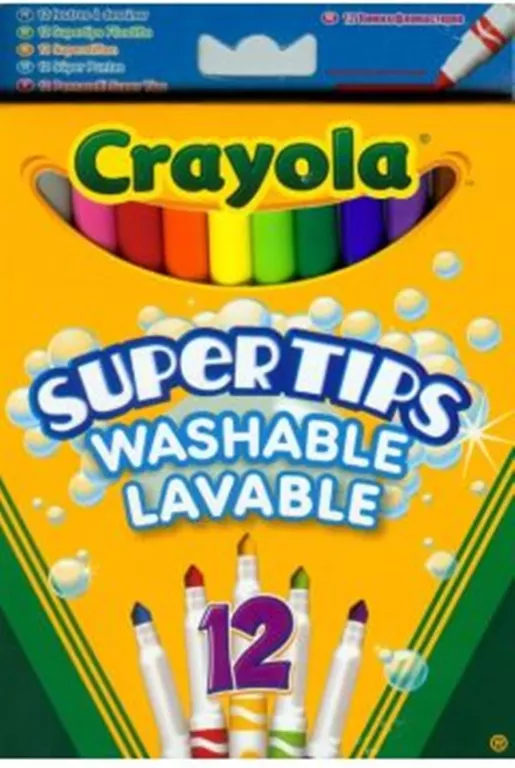 CRAYOLA FLAMASTRY SUPERTIPS PASTEL 7509 12 KOLORÓ