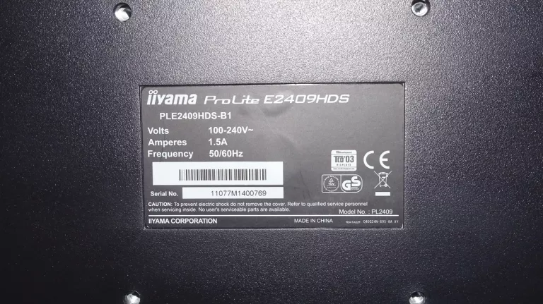 MONITOR IIYAMA 24" FULLHD E2409HDS OPIS