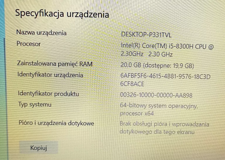 LAPTOP LENOVO IDEAPAD 330-15ICH