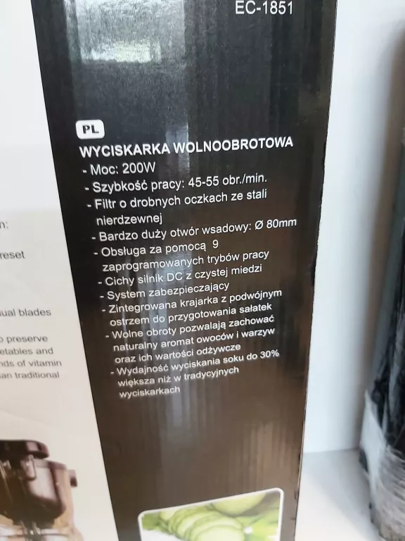 wyciskarka-elite-cook-ec-1850-funkcje-regulacja-obrotow