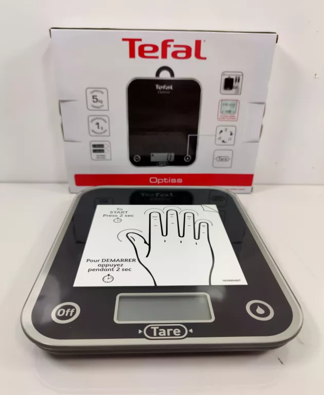 WAGA SPOŻYWCZA ELEKTRONICZNA TEFAL OPTISS CZARNA