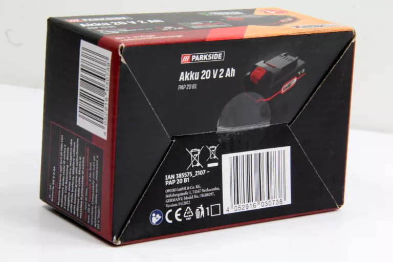 AKUMULATOR PARKSIDE AKKU 20 V 2 AH