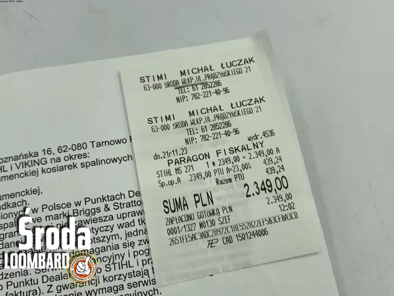 PIŁA STIHL MS 271 ROK 2021 GWARANCJA