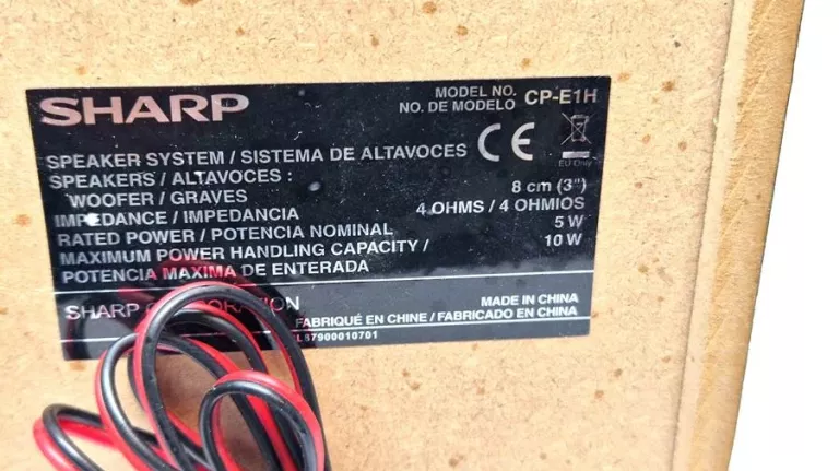 WIEŻA STEREO SHARP XL-E1H