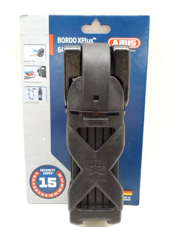 ZAPIĘCIE ROWEROWE SKŁADANE ABUS BORDO XPLUS 6450