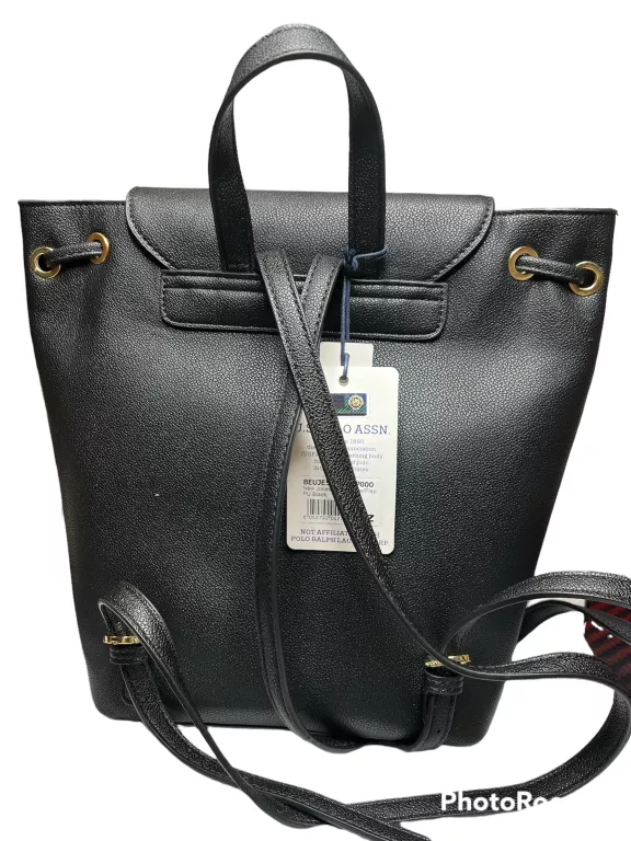 PLECAK U.S. POLO ASSN CZARNY
