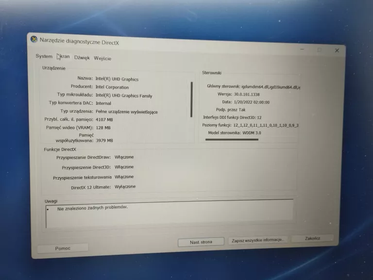 LAPTOP DELL INSPIRON 3501 I3 GWARANCJA UBEZPIECZNI