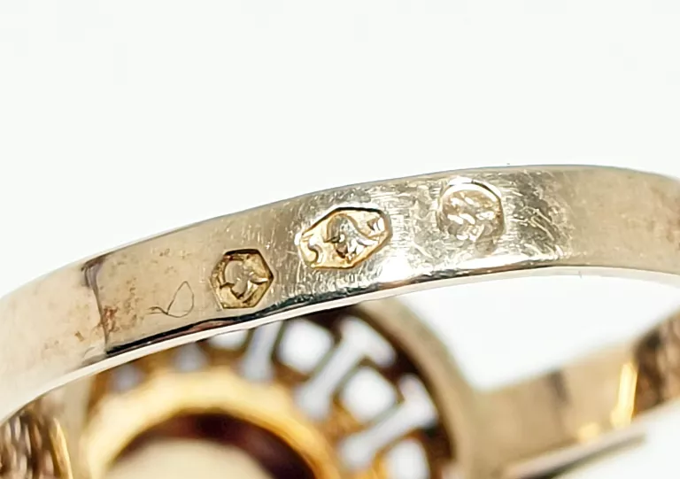 PIĘKNY STARY ZŁOTY PIERŚCIONEK 585 5,04G R.15