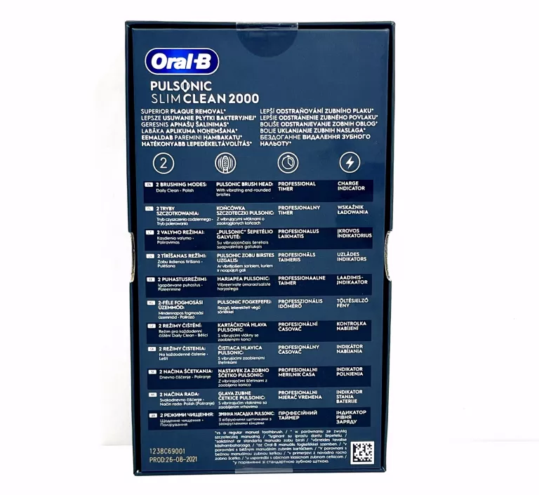 SZCZOTECZKA ORAL B PULSONIC SLIM CLEAN 2000