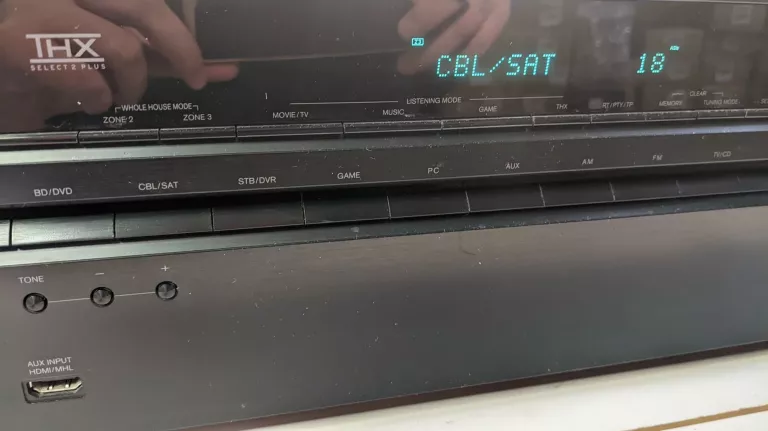 AMPLITUNER 7.2 ONKYO TX-NR616 * BRAK DŹWIĘKU