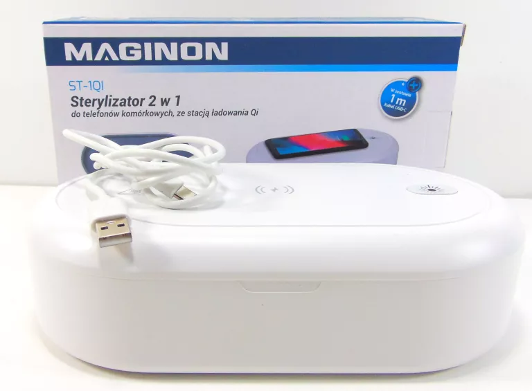 MAGINON STERYLIZATOR 2 W 1 UV ŁADOWARKA INDUKCYJNA