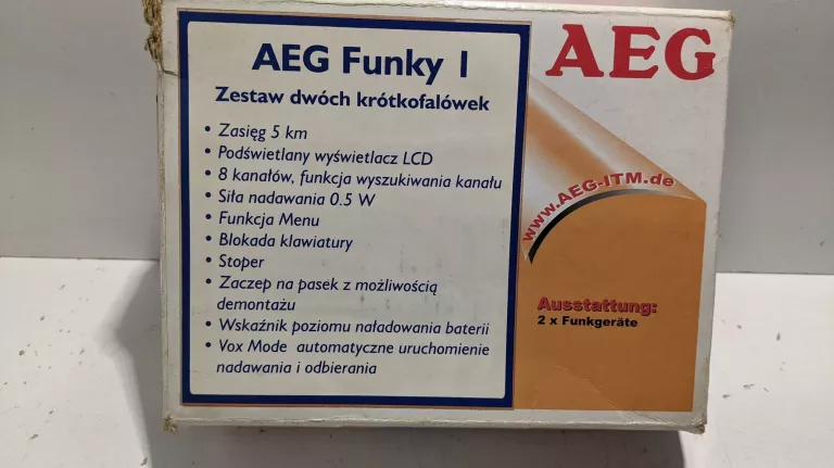 KRÓTKOFALÓWKI AEG FUNKY 1