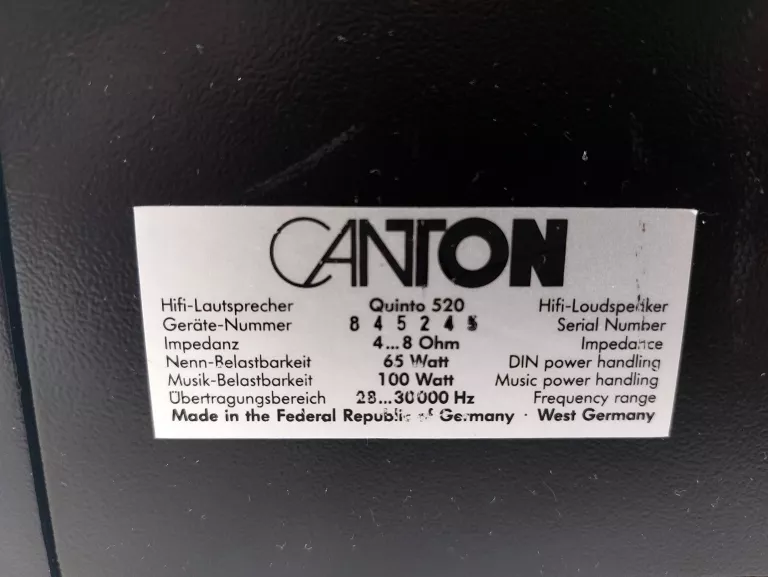 ,MONITORY CANTON QUINTO 520 X2 CZYTAJ OPIS