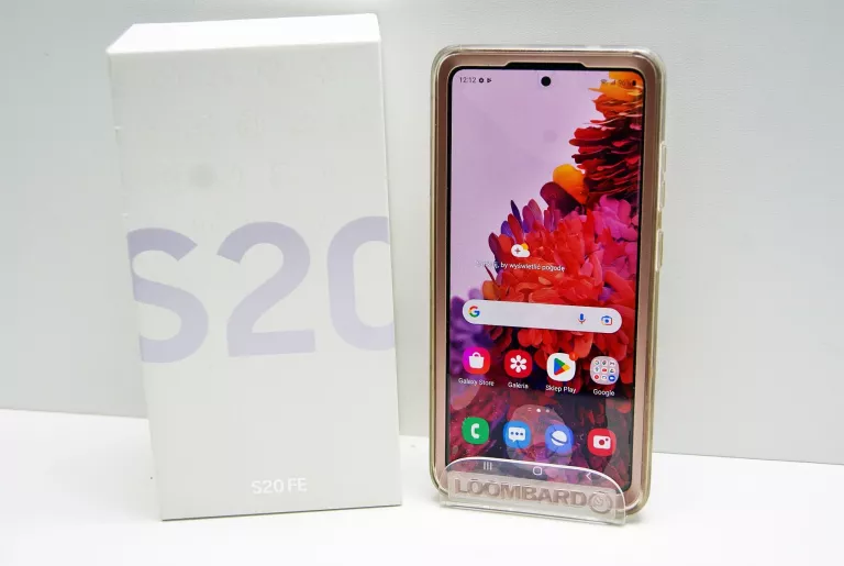 TELEFON SAMSUNG S20FE RÓŻOWY + OBUDOWA 360