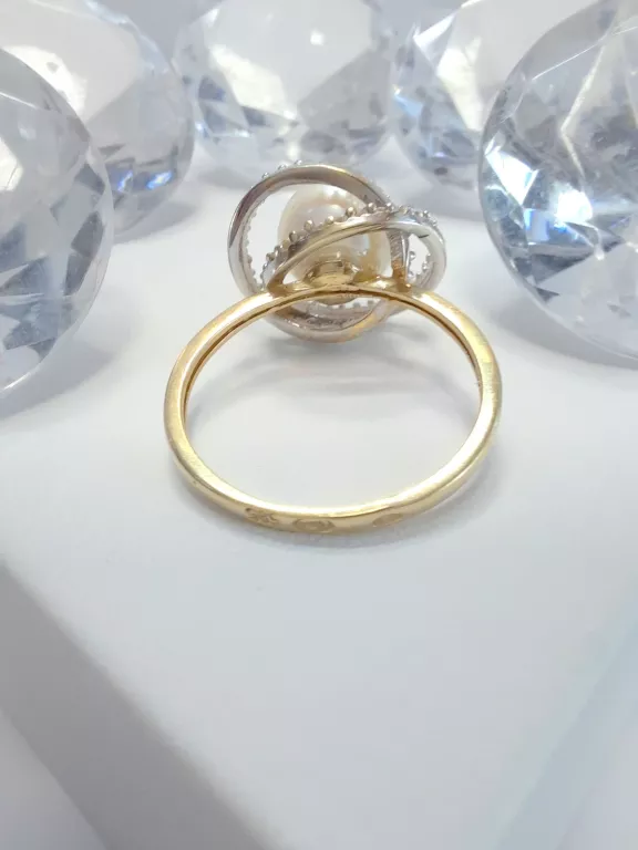 OKAZJA!!! ELEGANCKI ZŁOTY PIERŚCIONEK 14K