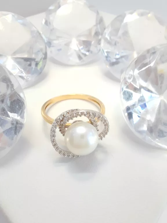 OKAZJA!!! ELEGANCKI ZŁOTY PIERŚCIONEK 14K