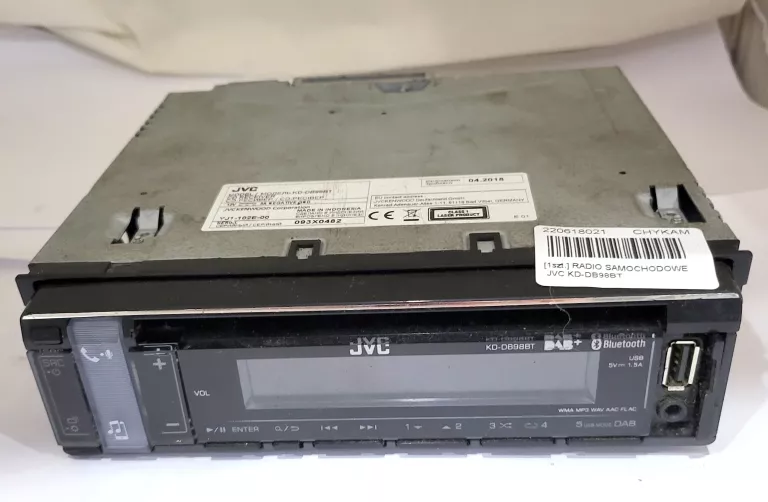 RADIO SAMOCHODOWE JVC KD-DB98BT