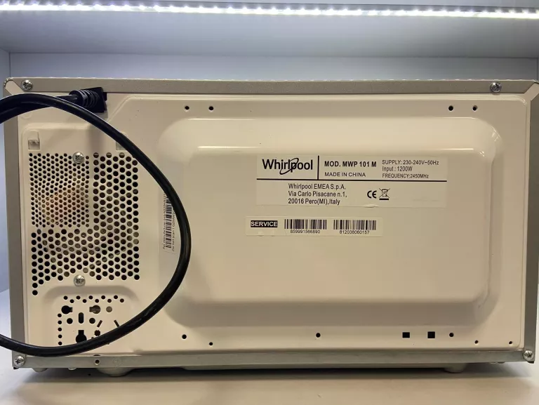 MIKROFALÓWKA WHIRLPOOL MWP 101 MX / GWARANCJA