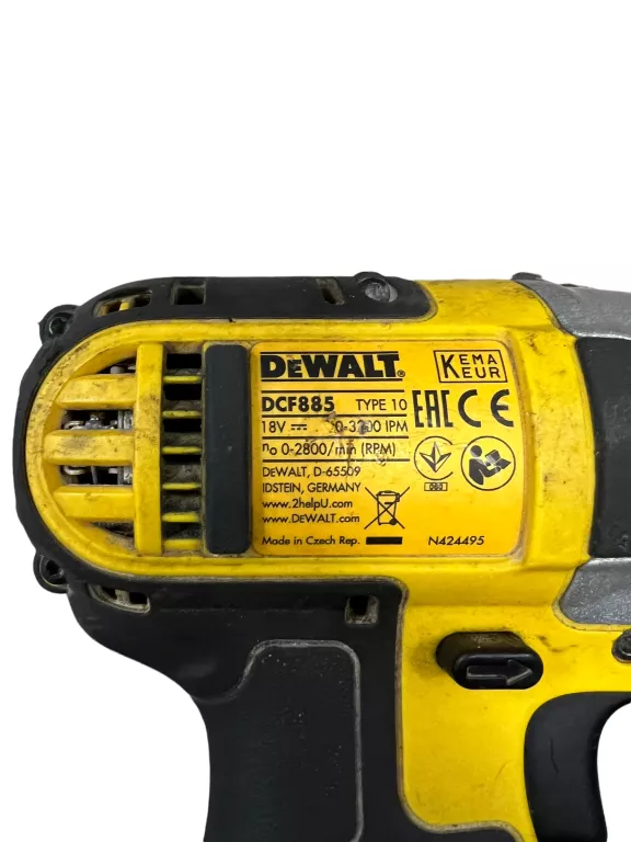 WKRĘTARKA ZAKRĘTARKA DEWALT DCF885 + AKU 1.3AH