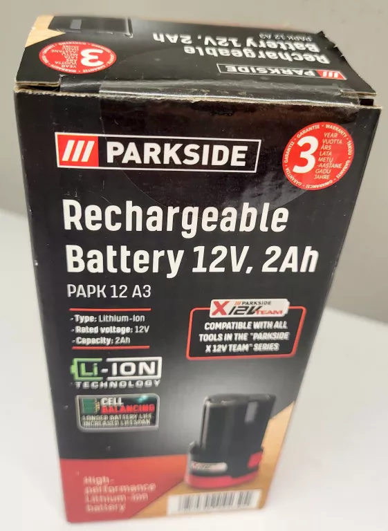 PARKSIDE 12V Akku »PAPK 12 A3« 2 Ah Mit Cell Balancing Für