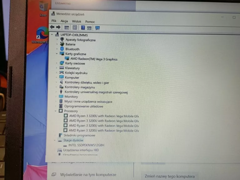 LAPTOP HP 15-DB1029NW RYZEN 3 512/8