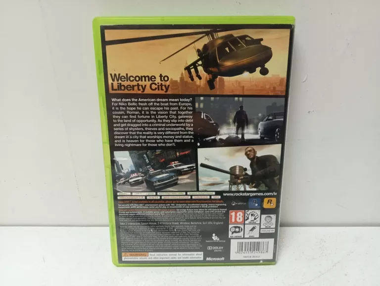 GRA XBOX 360 GTA IV