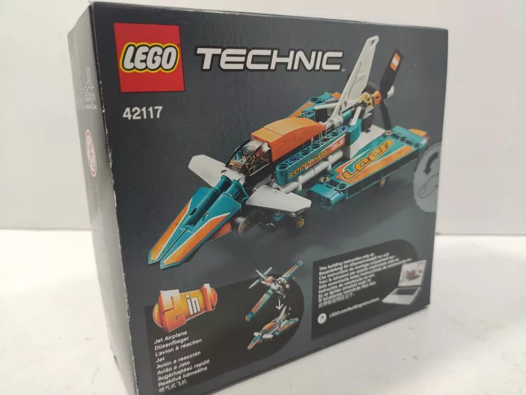 LEGO TECHNIC 42117 SAMOLOT WYŚCIGOWY