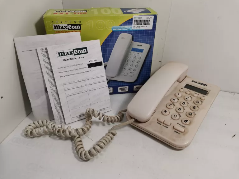 TELEFON STACJONARNY MAXCOM KXT100