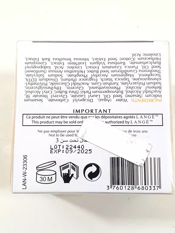 MASKA LANGE PARIS VITALITY NOURISHING MASK