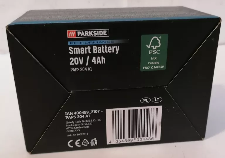 AKUMULATOR PARKSIDE SMART BATTERY 20V 4AH KPL