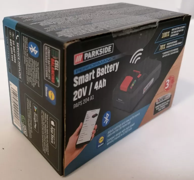 AKUMULATOR PARKSIDE SMART BATTERY 20V 4AH KPL