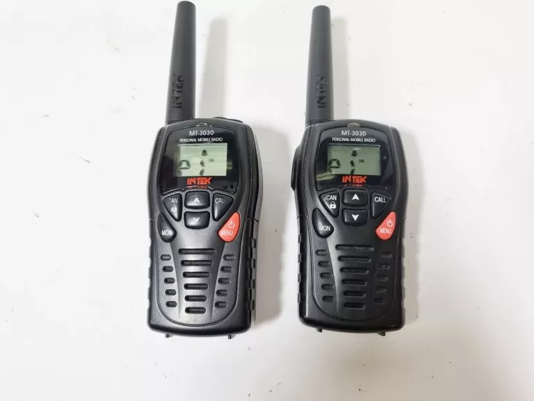 WALKIE-TALKIES INTEK MT-3030 USZKODZONE