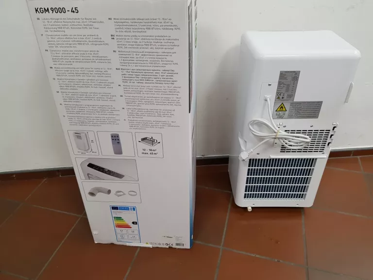 KLIMATYZATOR PRZENOŚNY 9000 BTU 2600W KOMPLET