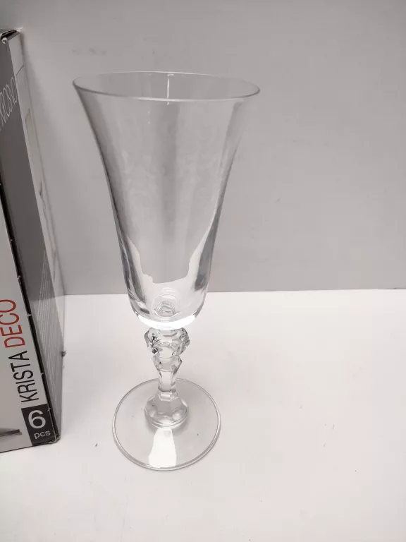 KROSNO KRISTA FINESIA KIELISZKI SZAMPAN 6 X 150ML