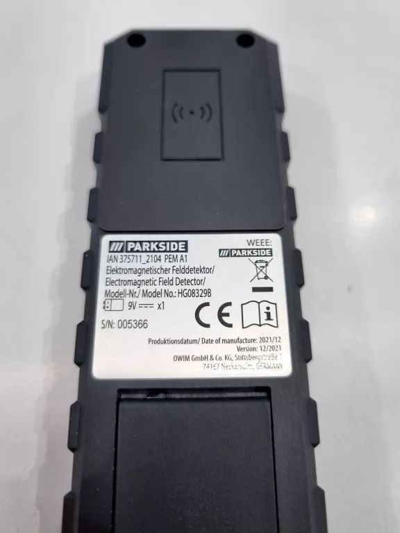 MIERNIK POLA ELEKTROMAGNETYCZNEGO PARKSIDE PEM A1