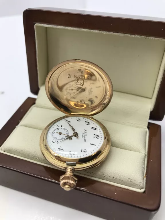 ZŁOTY ZEGAREK J.J. BADOLLET GENEVE 23,92/585