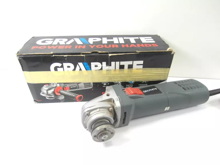 SZLIFIERKA KĄTOWA GRAPHITE 59G187 900W - KPL